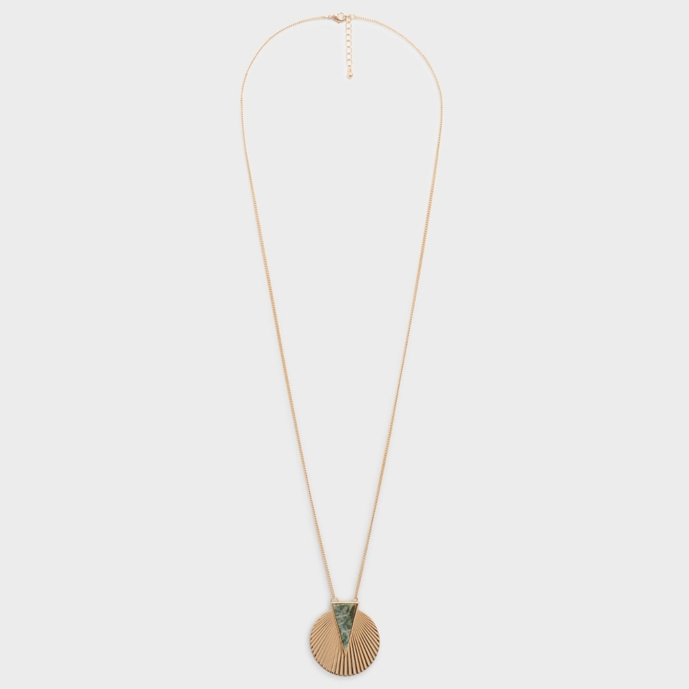 NEW Mango Stone Pendant Necklace - Picture 2 of 4